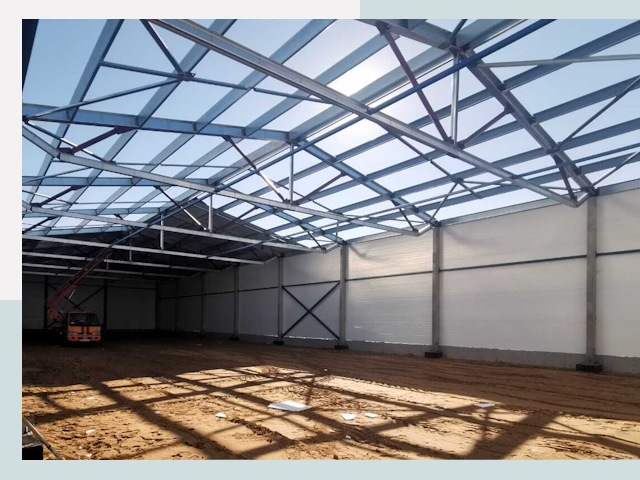 Строительство сенохранилищ в Коркино