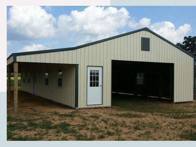 Строительство конюшен в Коркино