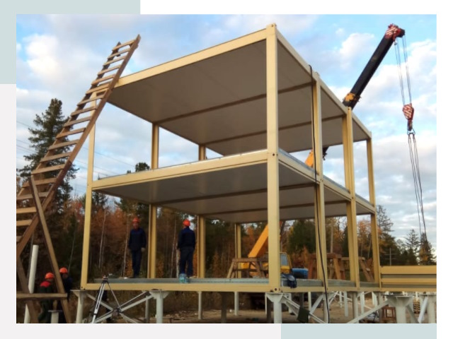 Строительство модульных здания Коркино