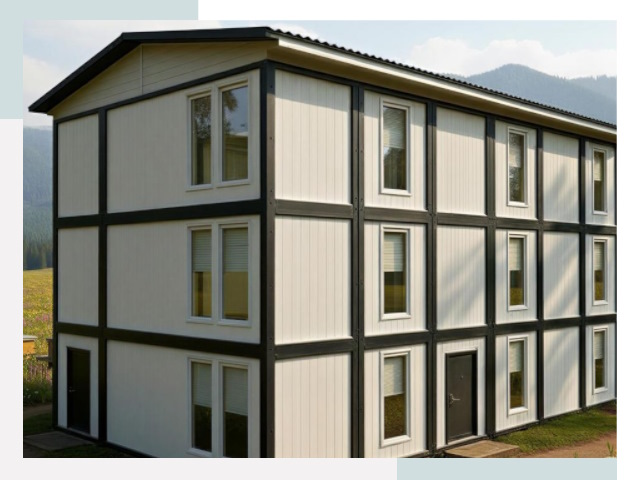 Модульные общежития в Коркино