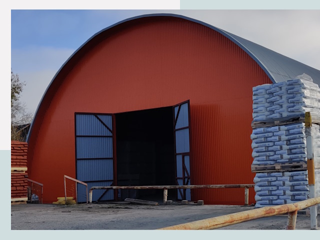 Полукруглые ангары по цене от 623 руб. в Коркино