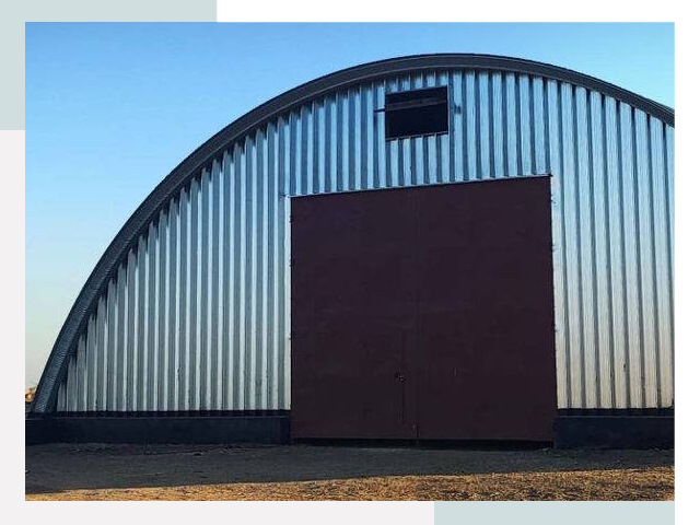 Бескаркасные ангары в Коркино