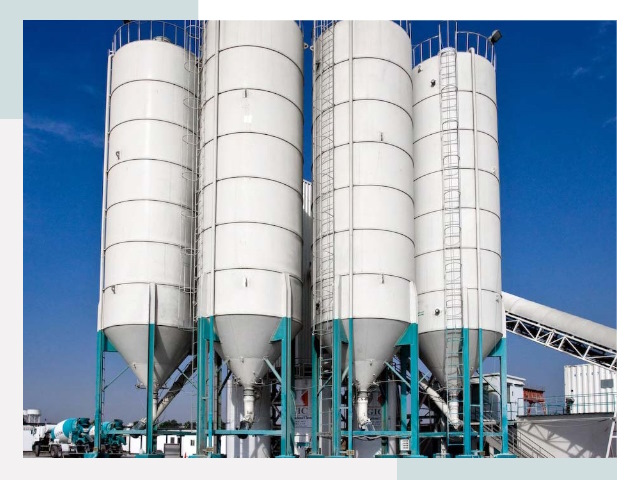 Строительство цементных силосов в Коркино
