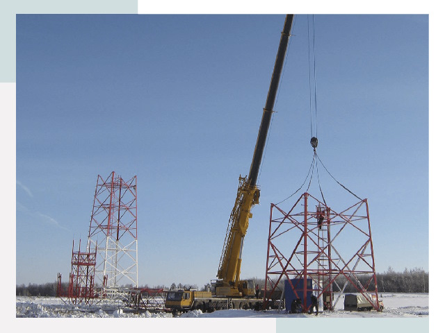 Монтаж вышек связи в Коркино