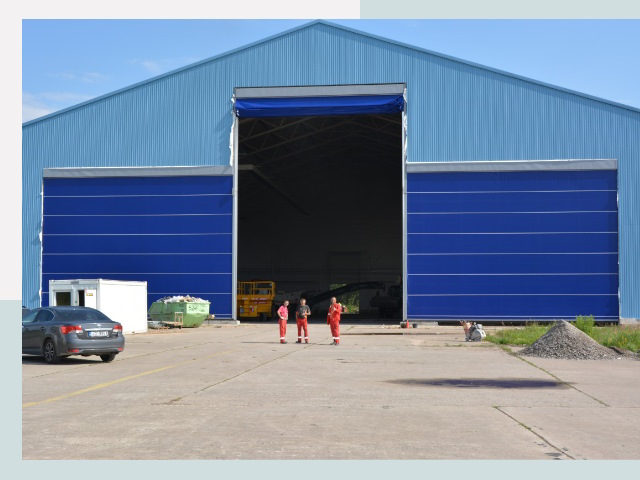 Ангарные ворота в Коркино от СтальСтрой-Крк по цене 623 руб.