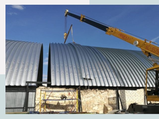 Реконструкция ангаров в Коркино от 623 руб.