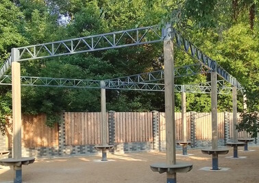 Терраса из металлоконструкций под ключ, проектирование, изготовление и монтаж от СтальСтрой-Крк